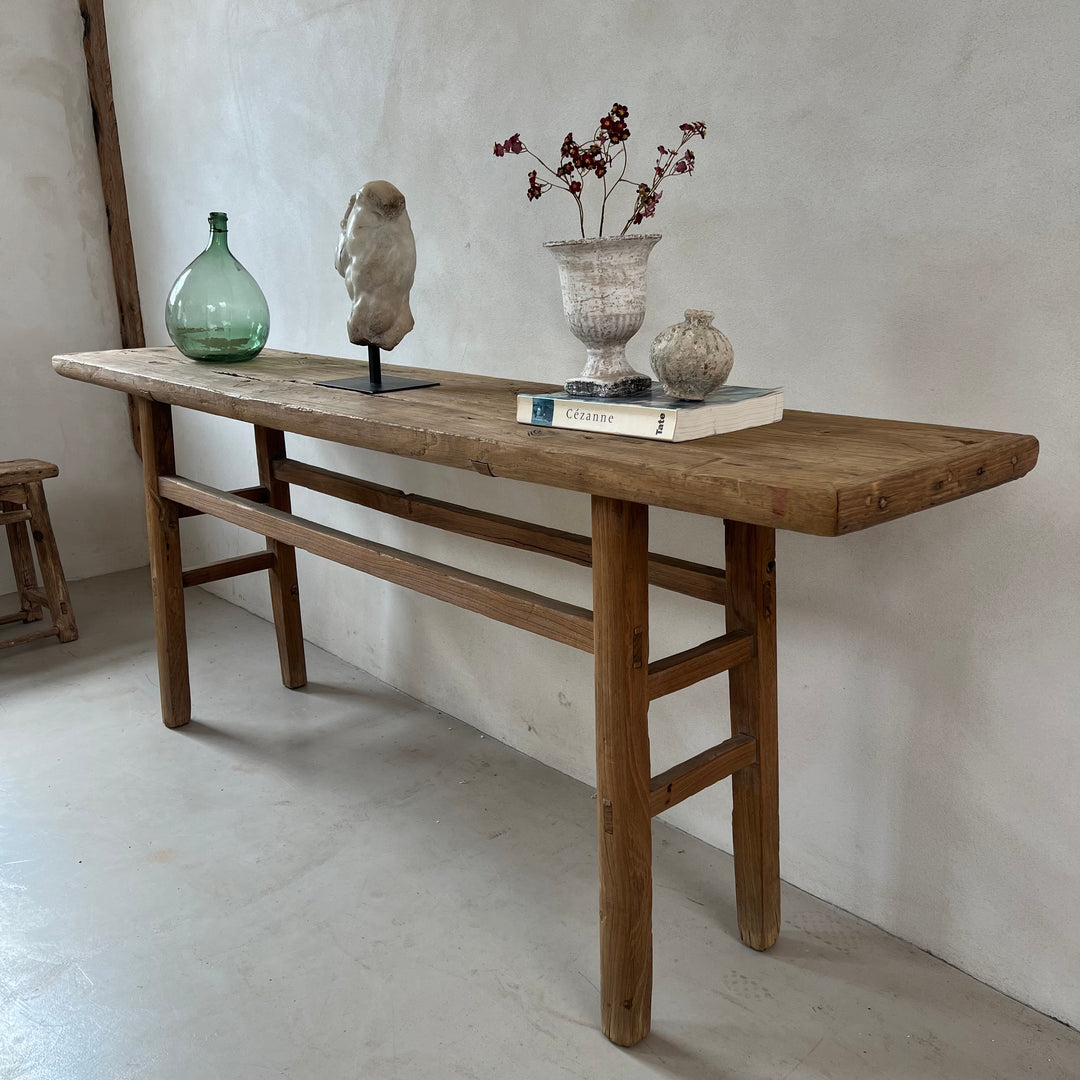 Antique Elm Console Table | Tamara