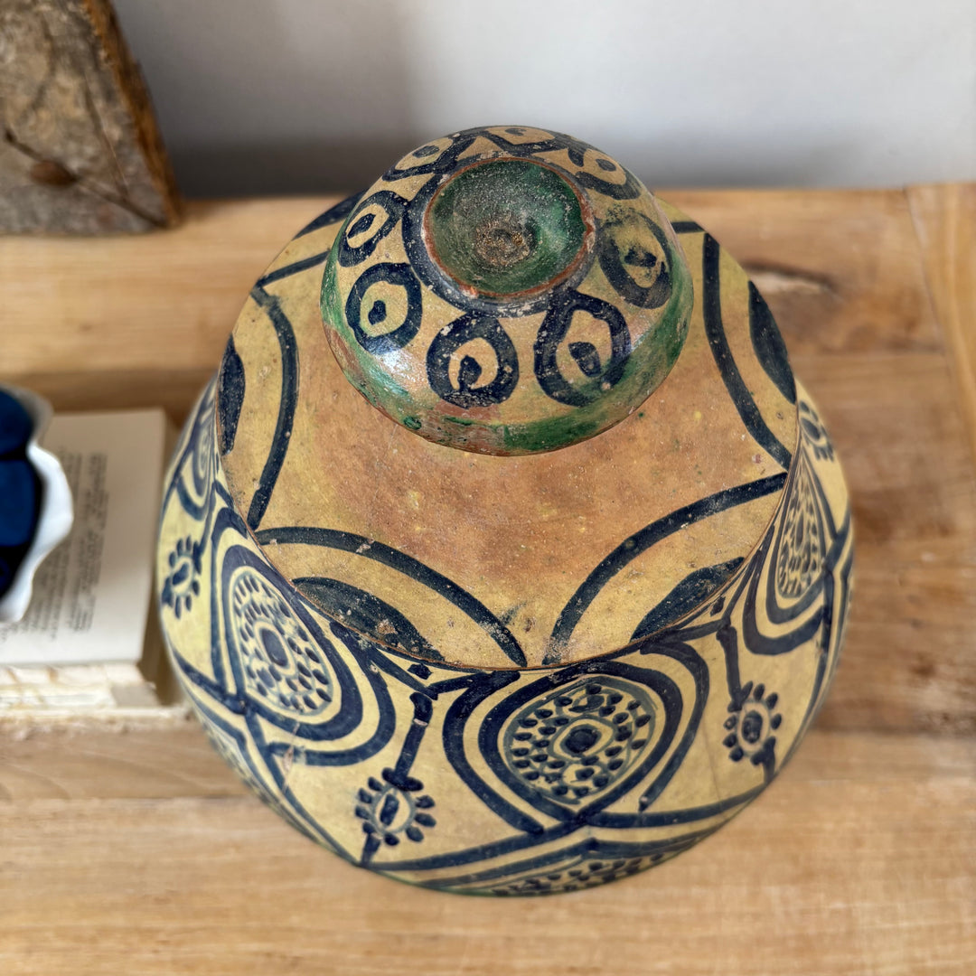 Antique Moroccan Safi Jubbaha Pot | Safi