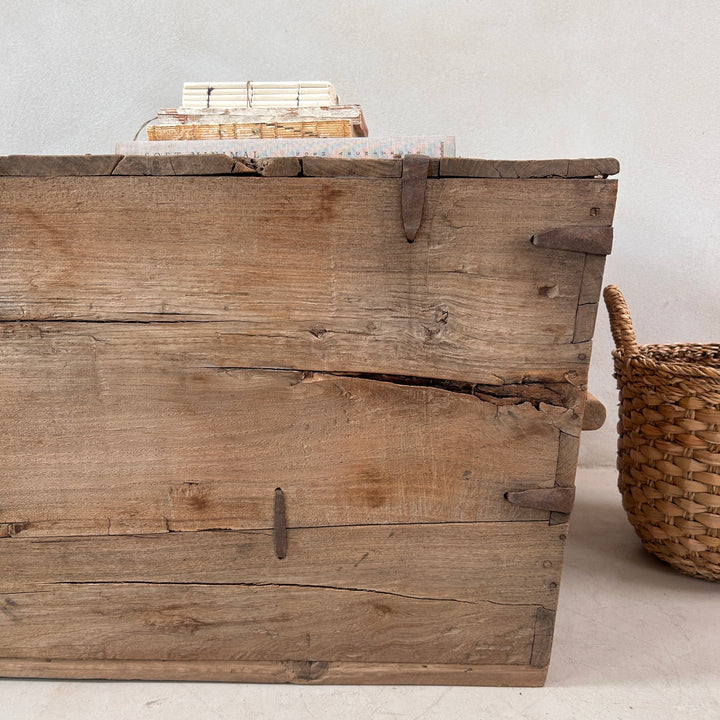 Antique Teak Blanket Box | Edward