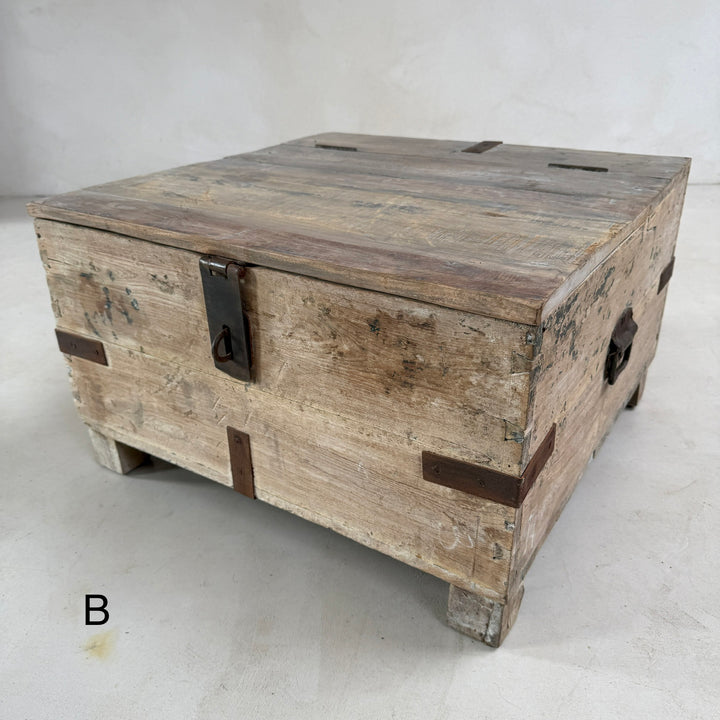 Antique Square Blanket Box | Chilworth