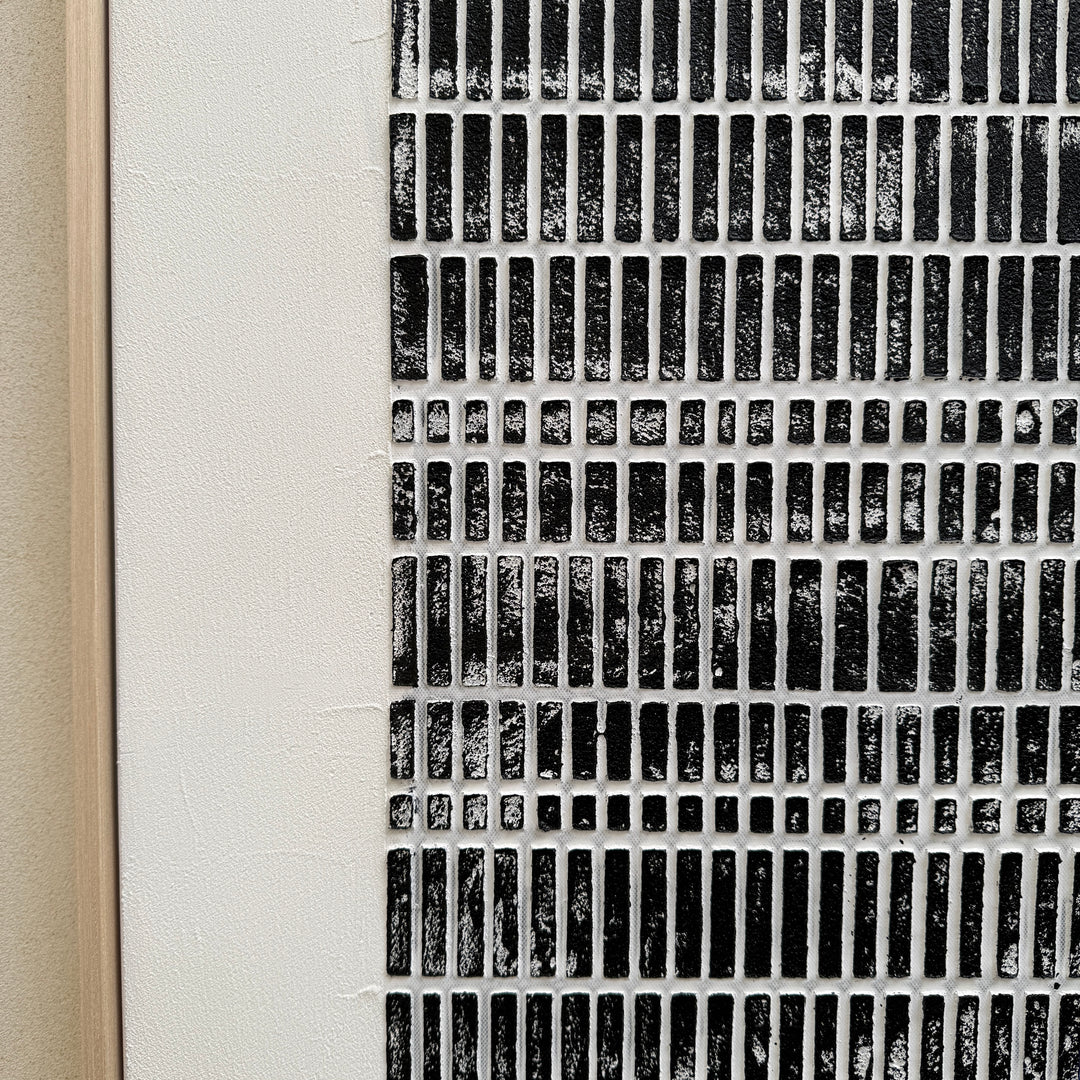 Abstract Charcoal Print Artwork