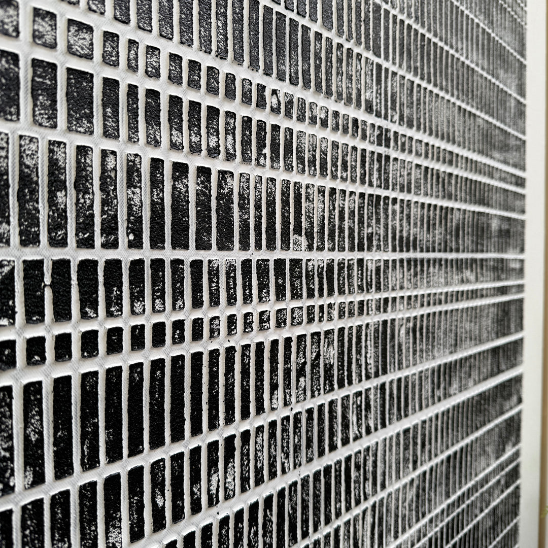 Abstract Charcoal Print Artwork