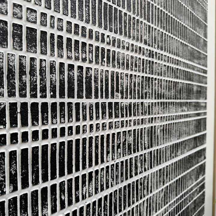 Abstract Charcoal Print Artwork