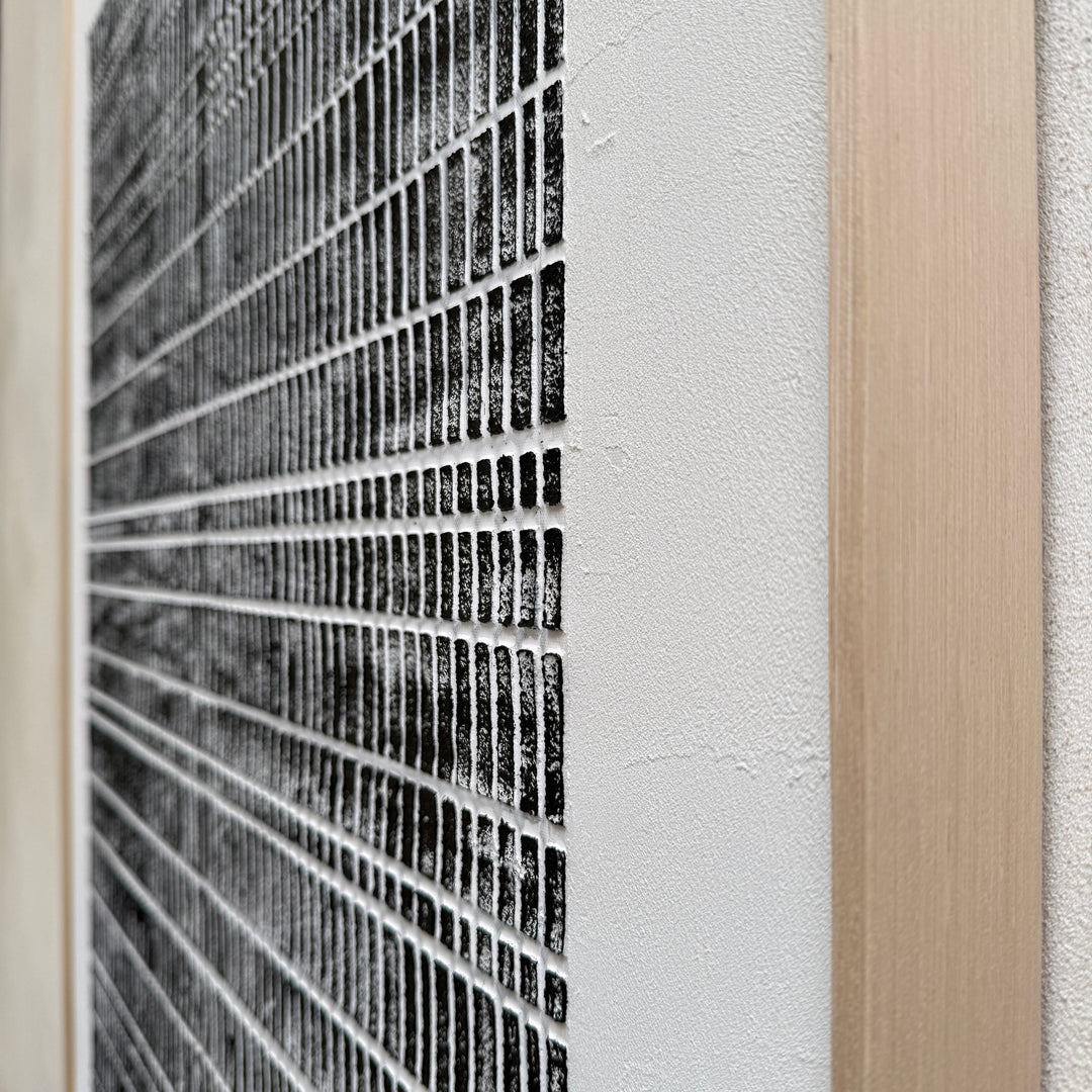 Abstract Charcoal Print Artwork