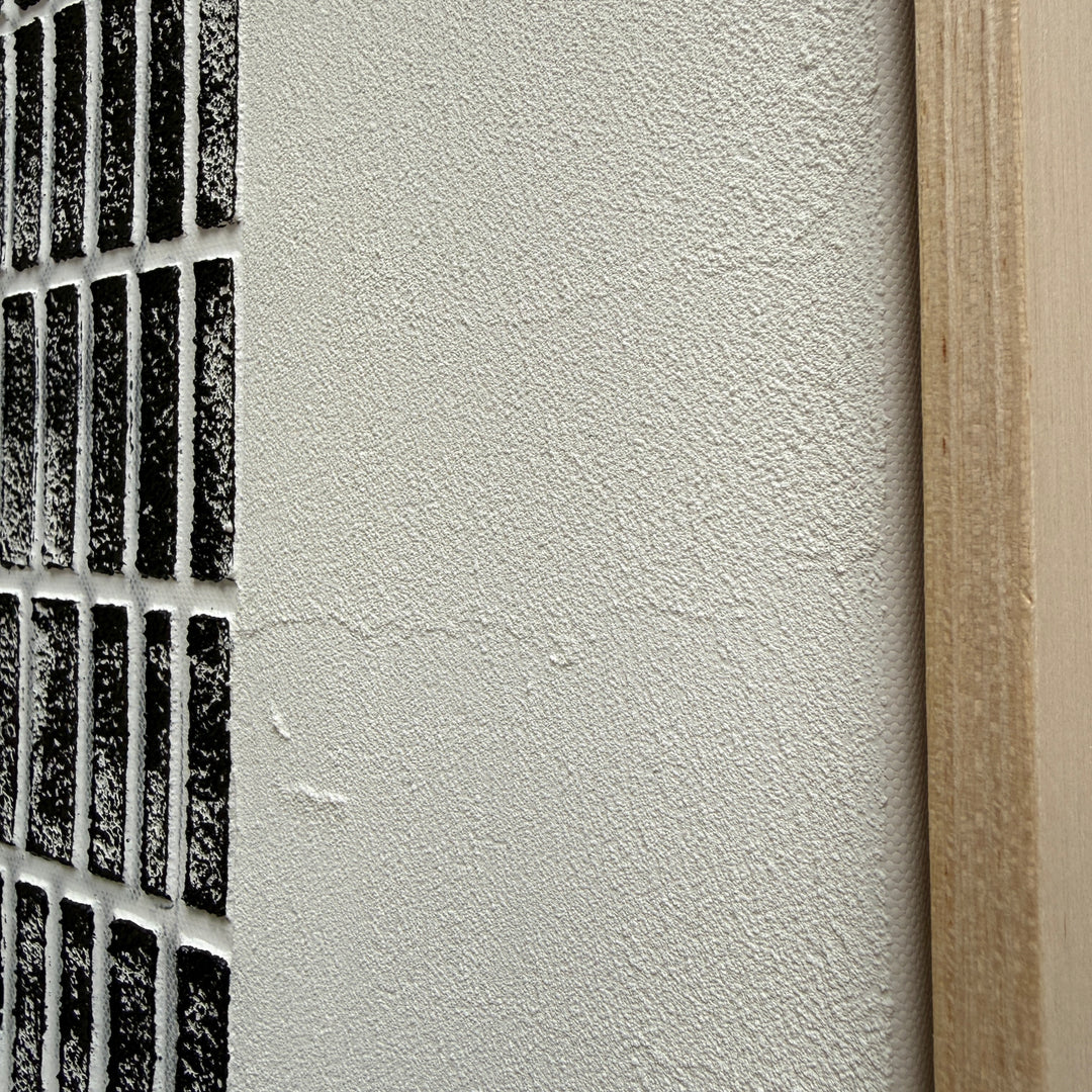 Abstract Charcoal Print Artwork