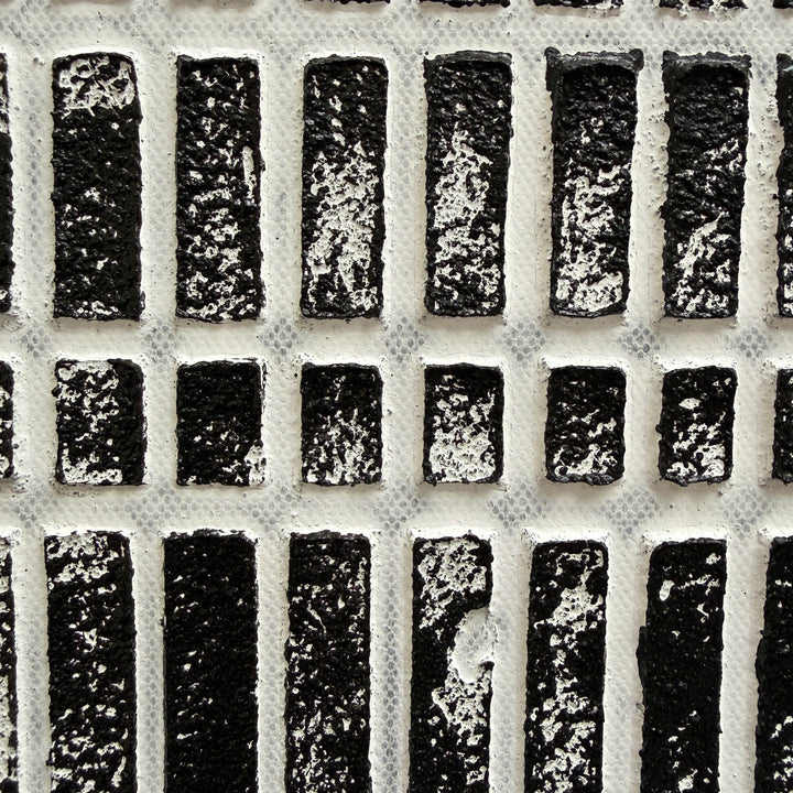 Abstract Charcoal Print Artwork