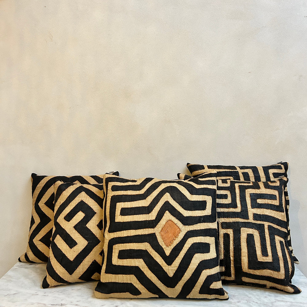 African Kuba Cloth Cushion