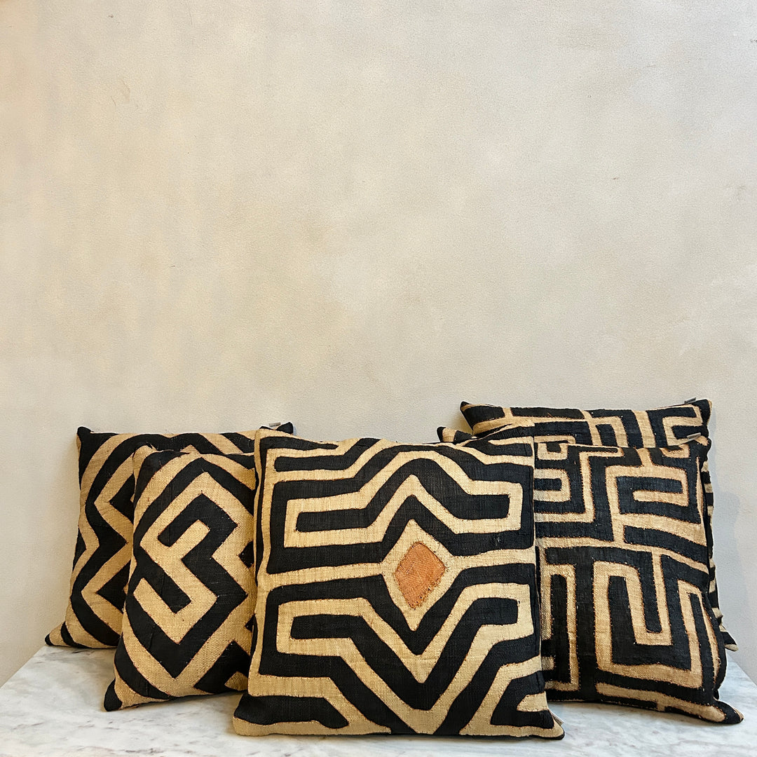 African Kuba Cloth Cushion