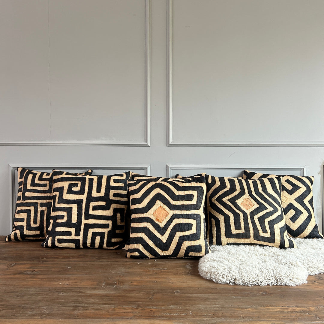 African Kuba Cloth Cushion