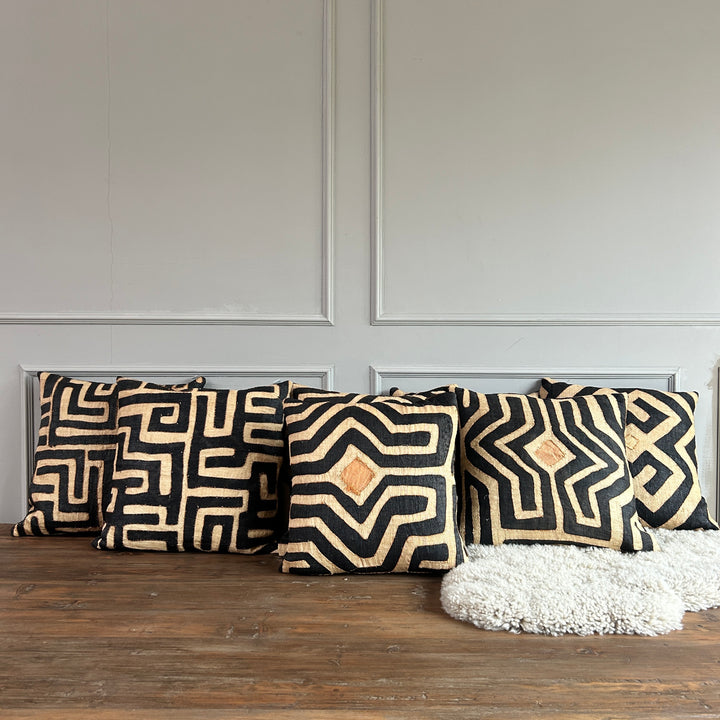 African Kuba Cloth Cushion