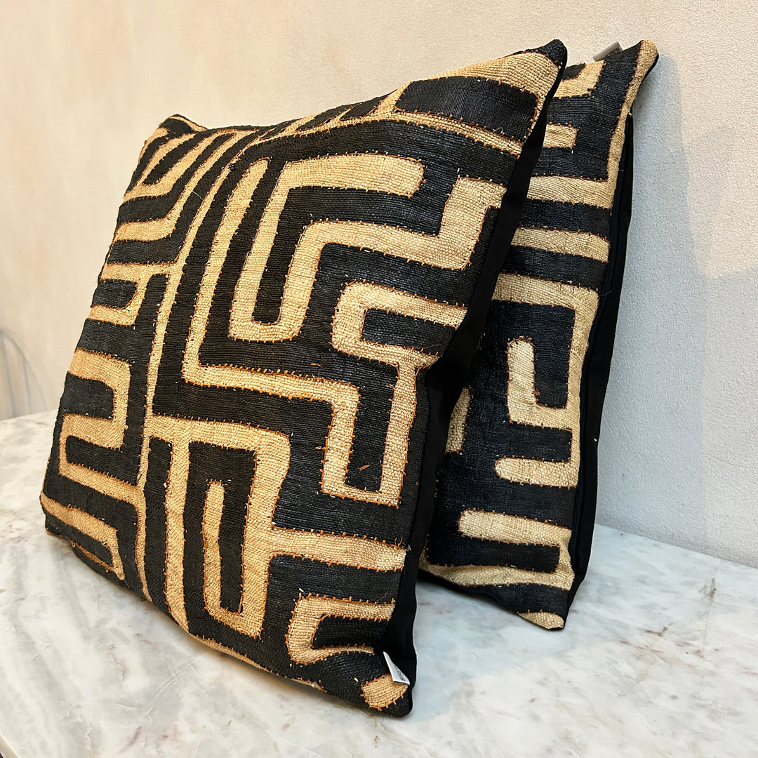 African Kuba Cloth Cushion
