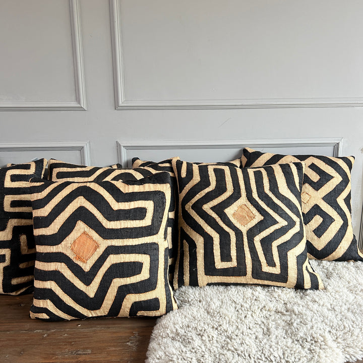 African Kuba Cloth Cushion