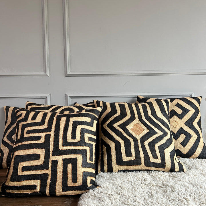 African Kuba Cloth Cushion