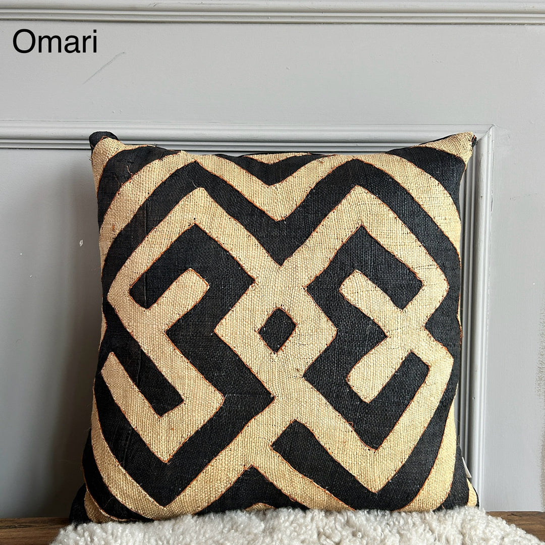 African Kuba Cloth Cushion