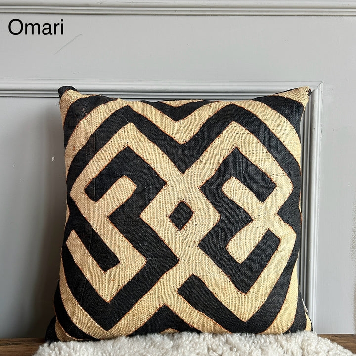 African Kuba Cloth Cushion