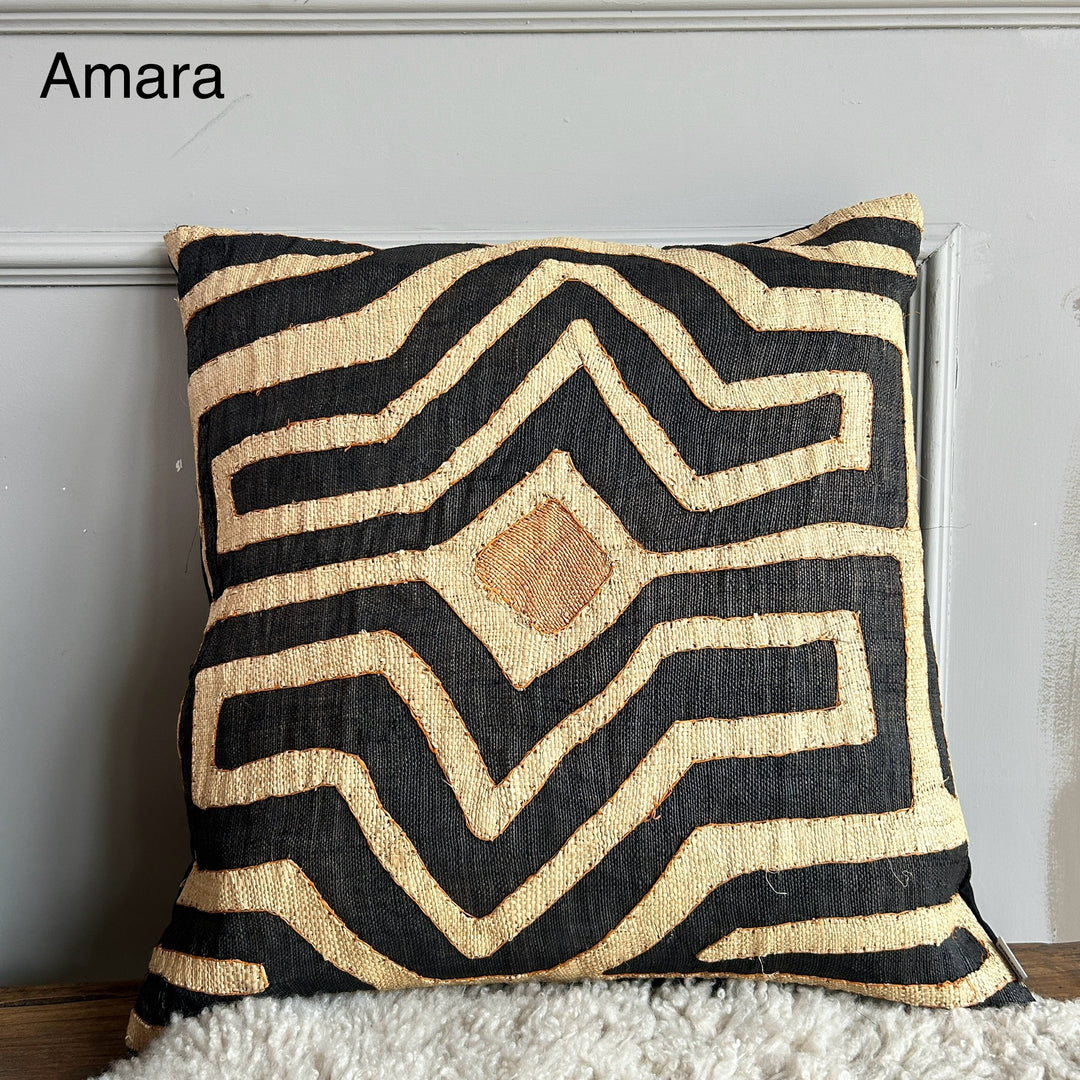 African Kuba Cloth Cushion