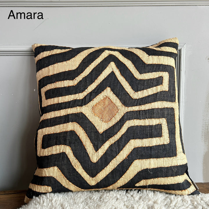 African Kuba Cloth Cushion