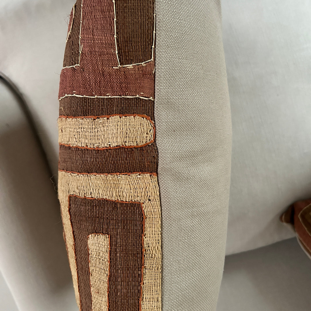 African Kuba Cloth Cushion | Nia