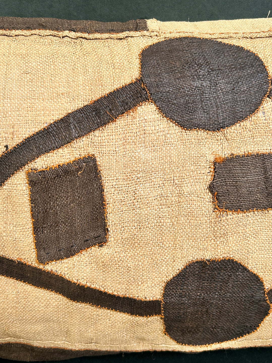 African Kuba Cloth Cushion | Nia Circles