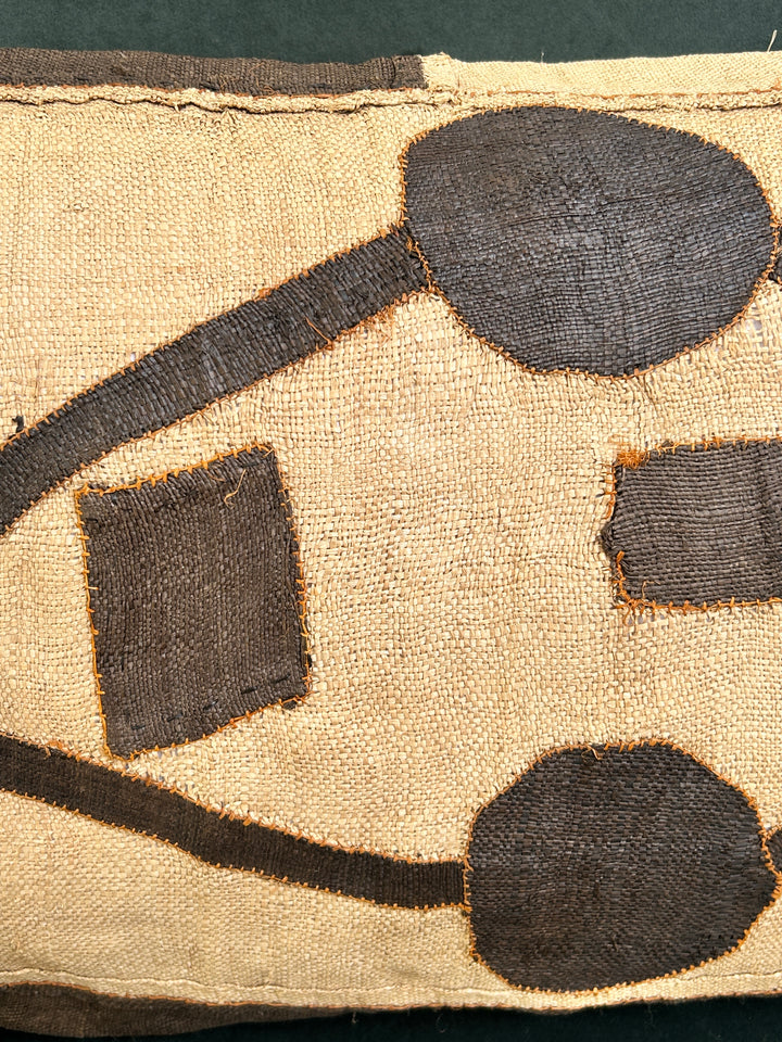African Kuba Cloth Cushion | Nia Circles