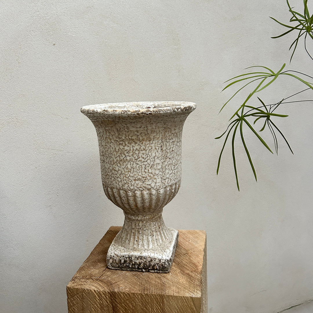 Amelia Crackle Glaze Urn