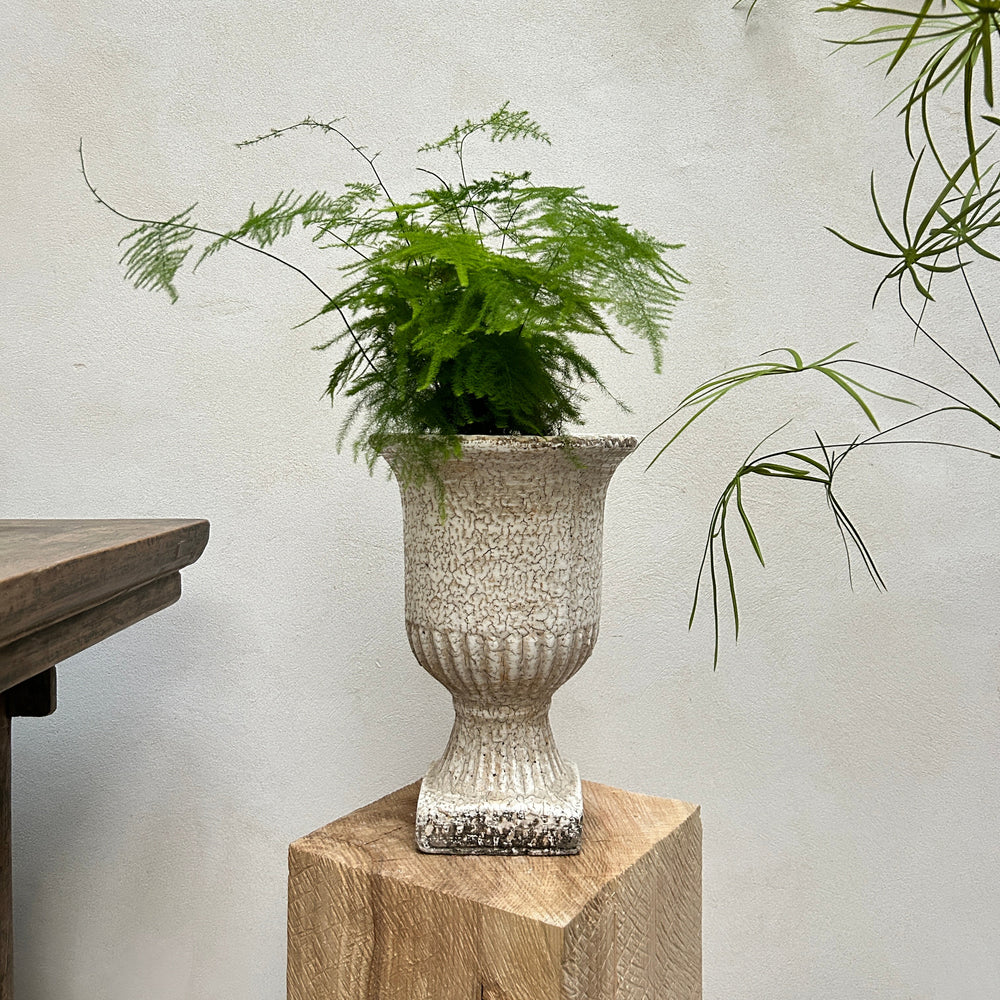 Amelia Crackle Glaze Urn