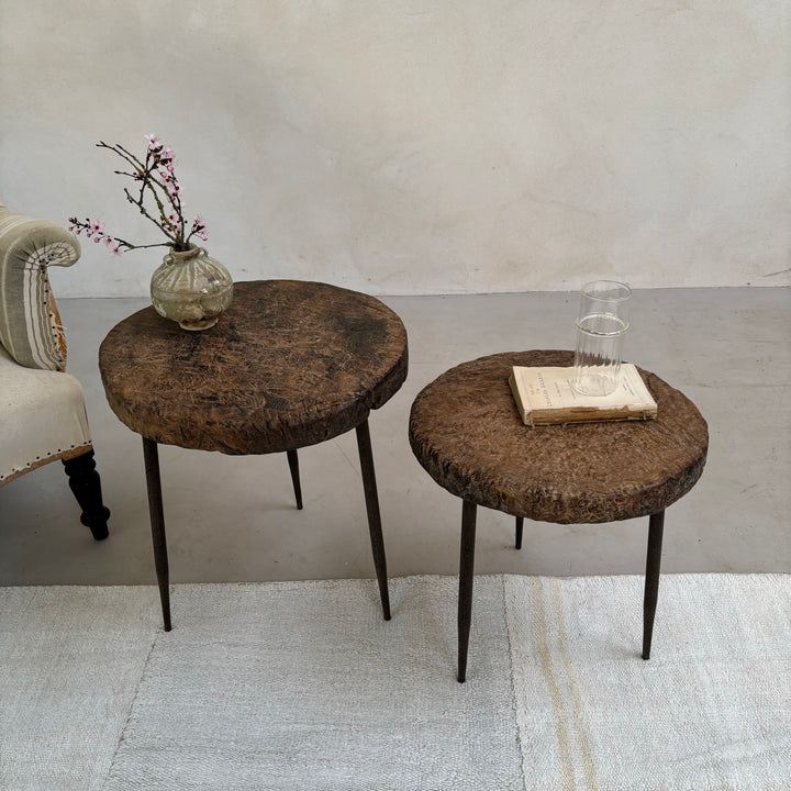 Ancient burr elm side table | Octavia bb 