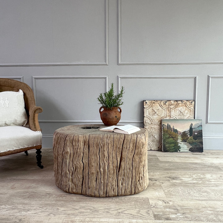 Anicent Tree trunk Side Table Bruton