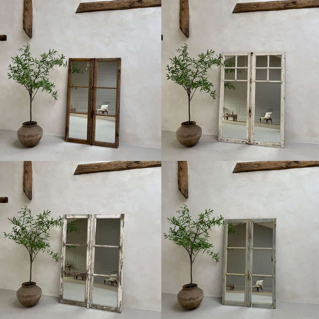 Antique French Window Mirrors