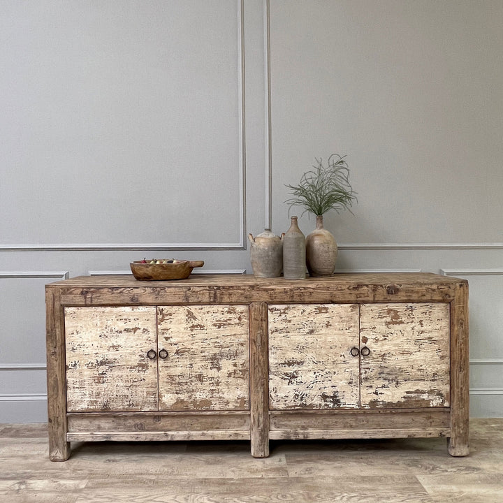 Antique white cupboard clement