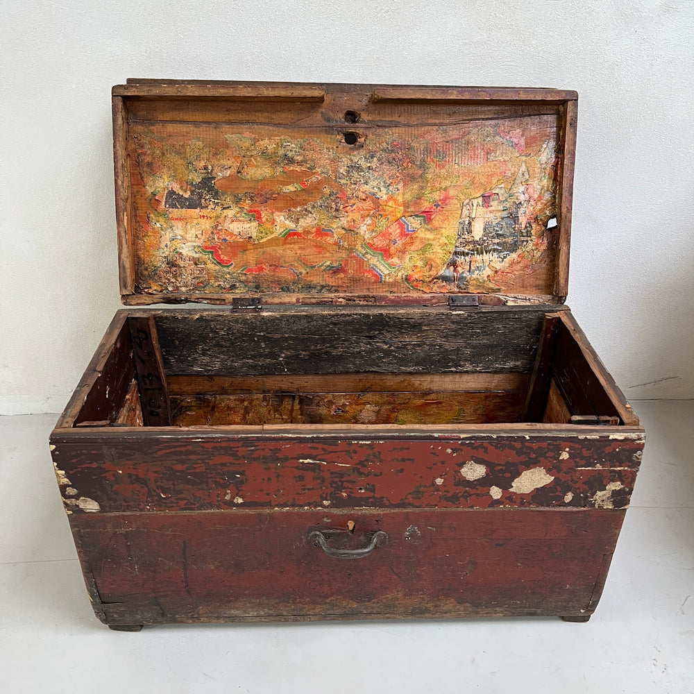 Antique African Blanket Box | Oromo