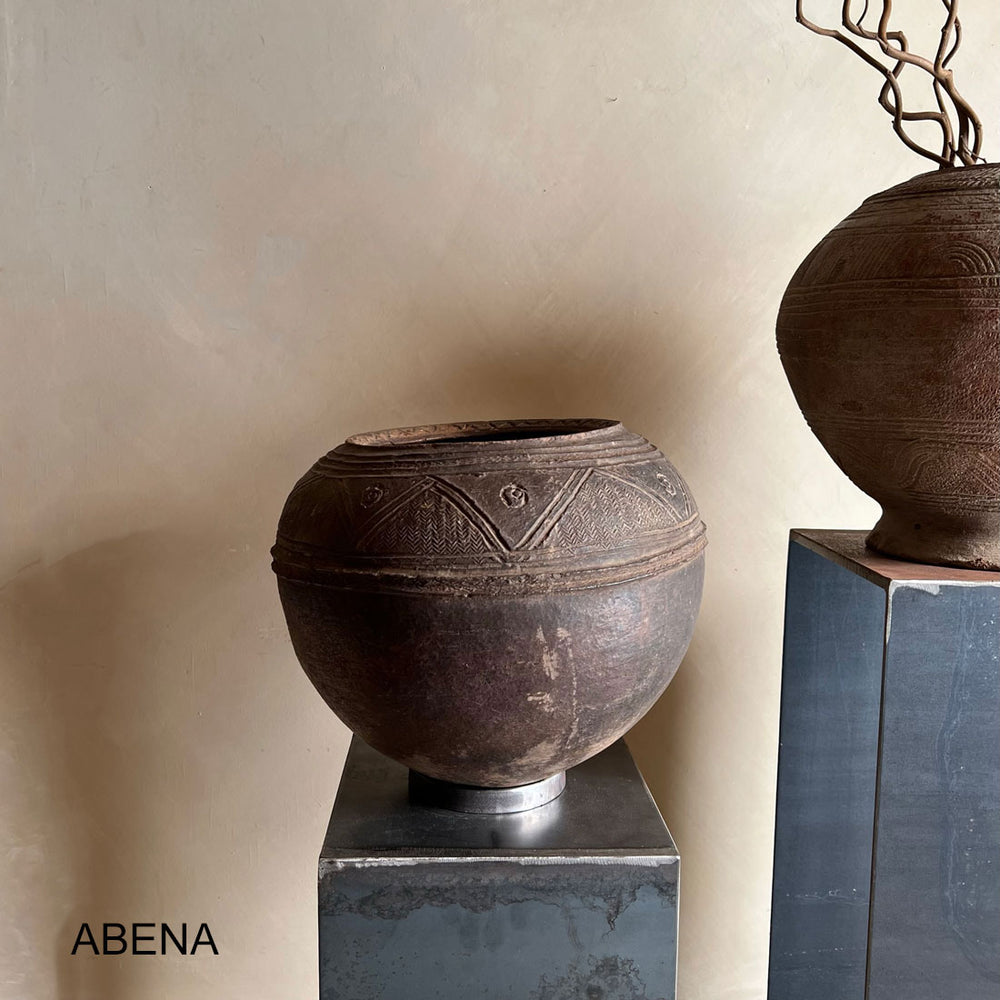 Antique African Clay Urn Abena