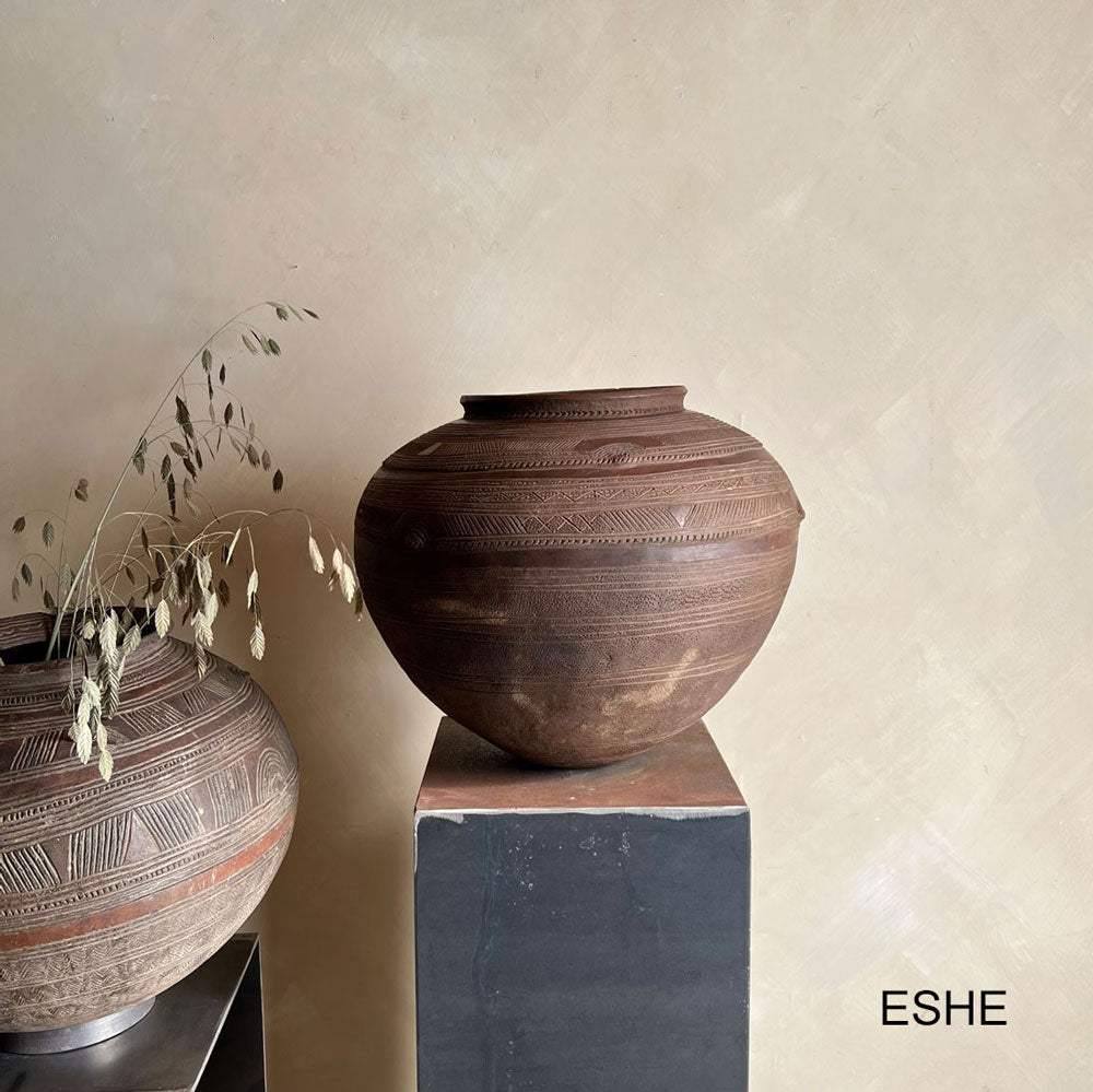 Antique African Clay Urn Eshe