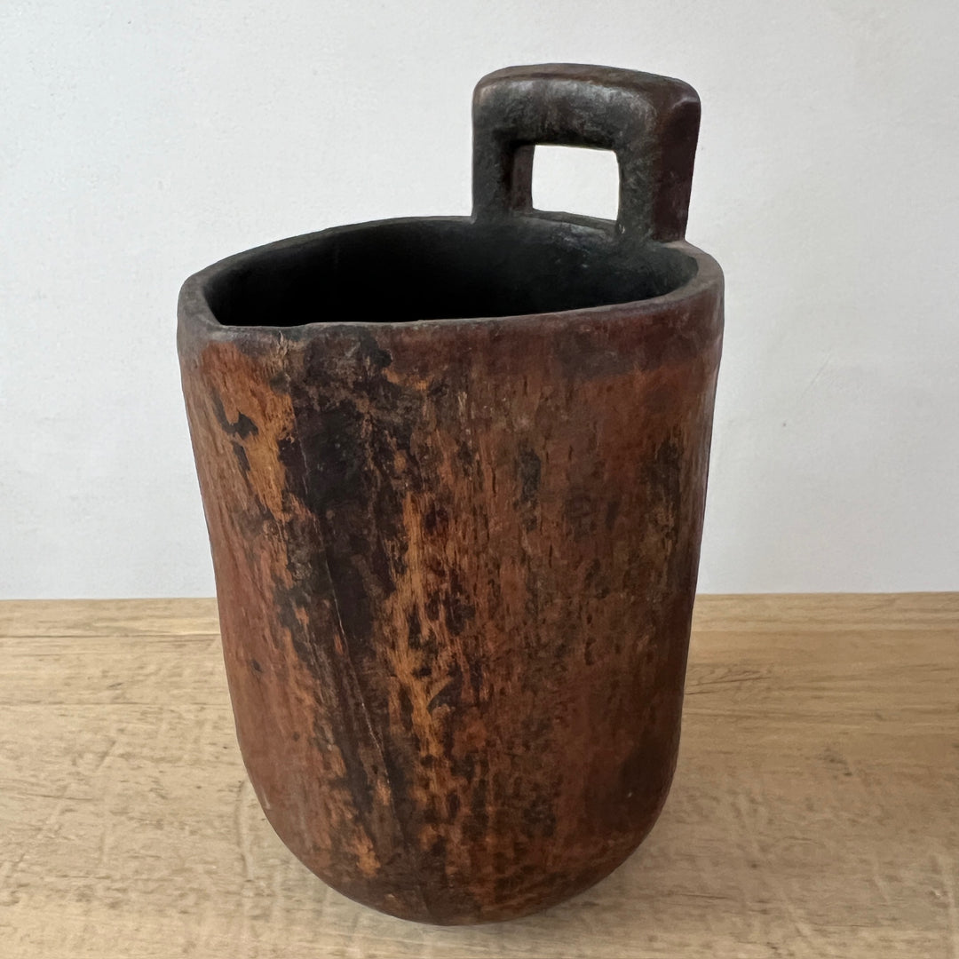 Antique African Wooden Borana Pot Laikipia