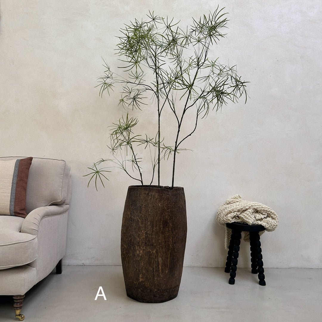 Antique African Wooden Grain Pot