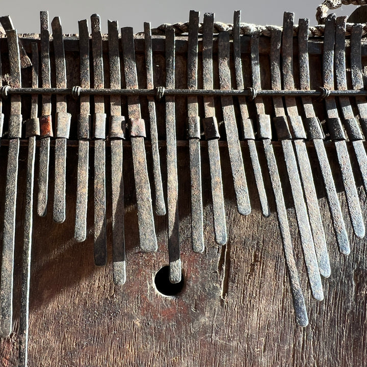 Antique African thumb piano from Tanzania