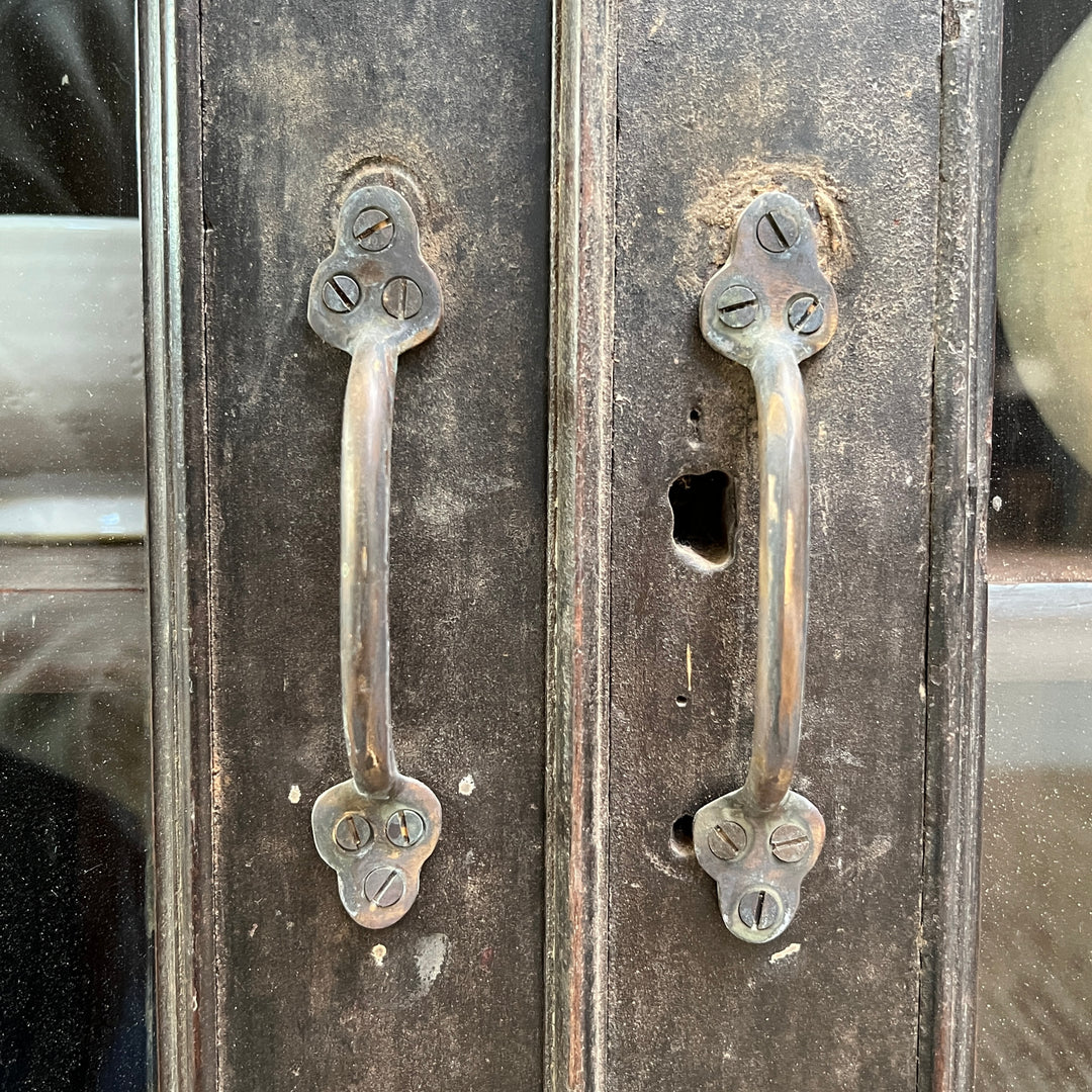 Antique Black Armoire Dresser