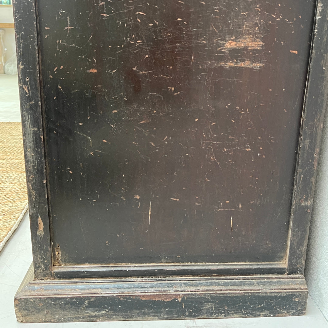 Antique Black Armoire Dresser