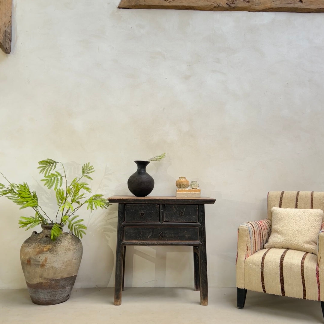 Antique Black Console Table | Snowshill