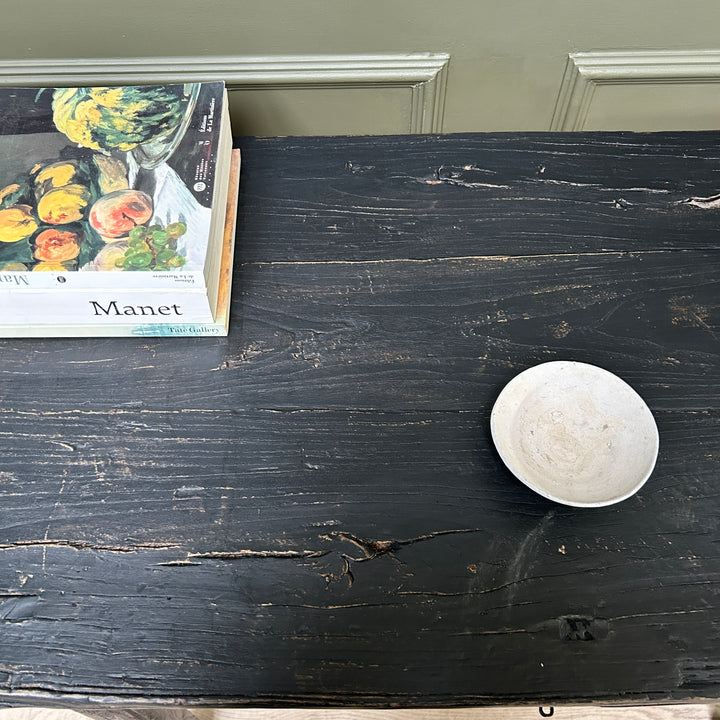 Antique Black Console Table | Winchcombe