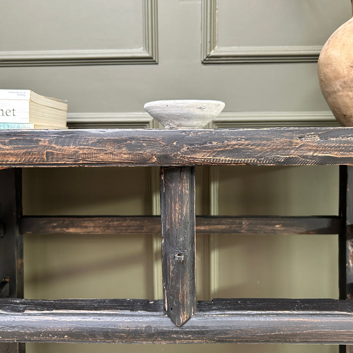 Antique Black Console Table | Winchcombe