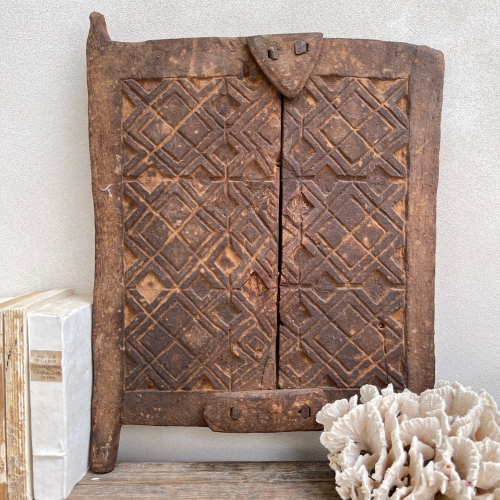 Antique Carved Wood Panel B 2
