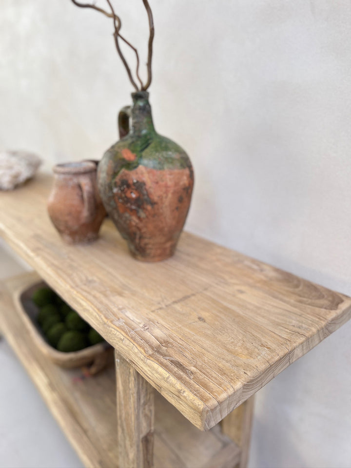 Antique Console table Walberswick surface details