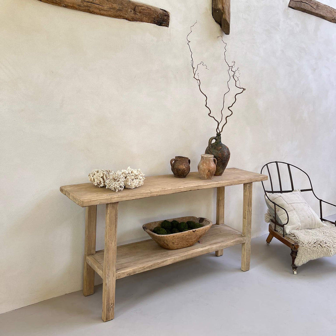 Antique Console table Walberswick angled view