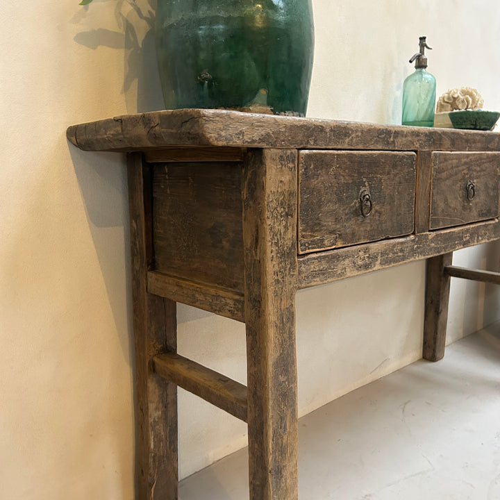 Antique Dark Wood Console Table | Guildford