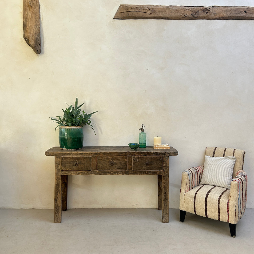 Antique Dark Wood Console Table | Guildford