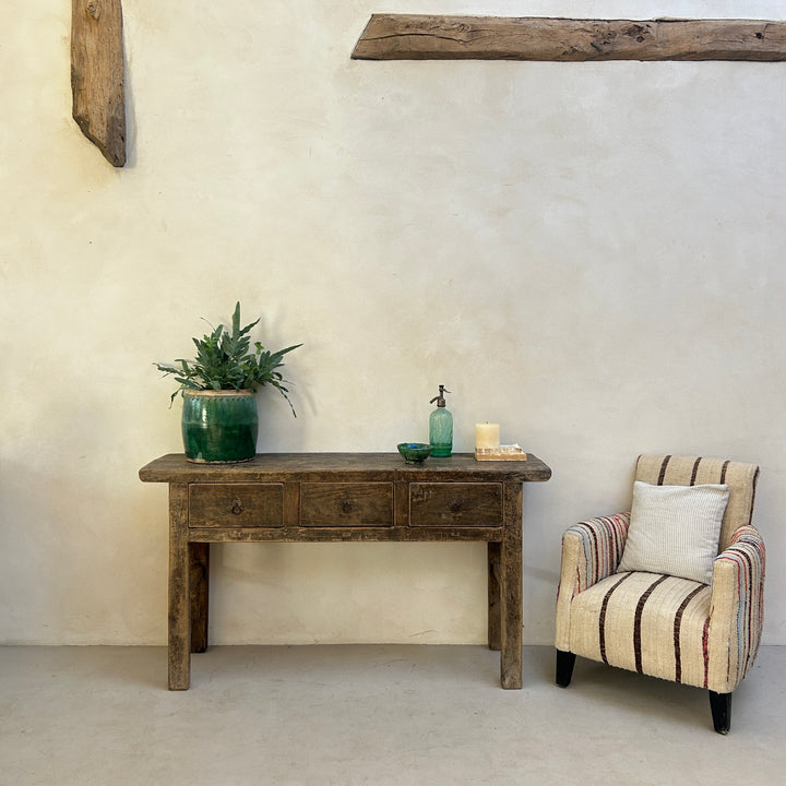 Antique Dark Wood Console Table | Guildford