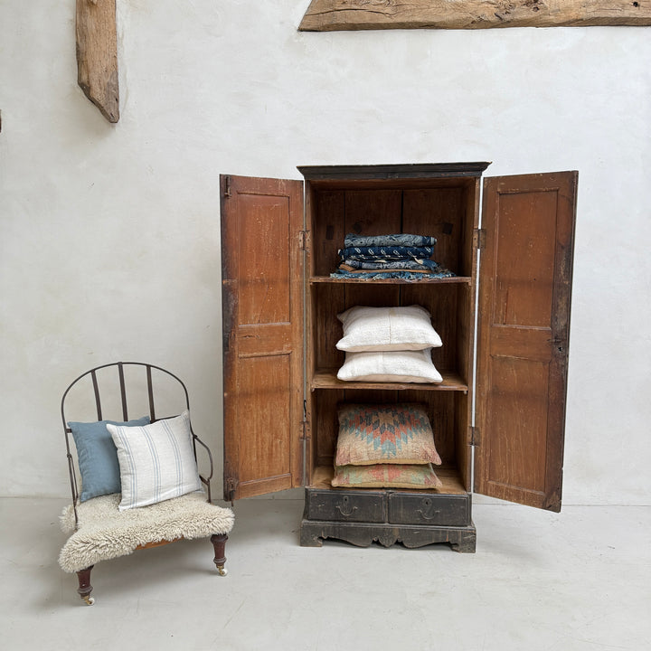 Antique Dark wood Cupboard Dorothy