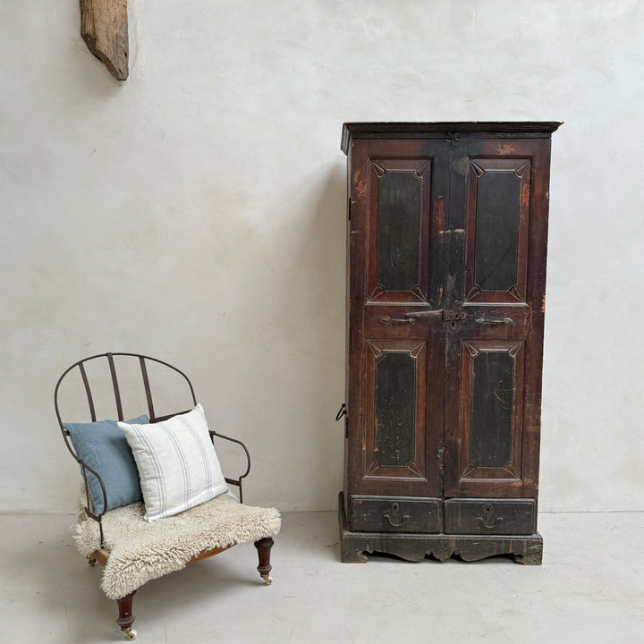 Antique Dark wood Cupboard Dorothy