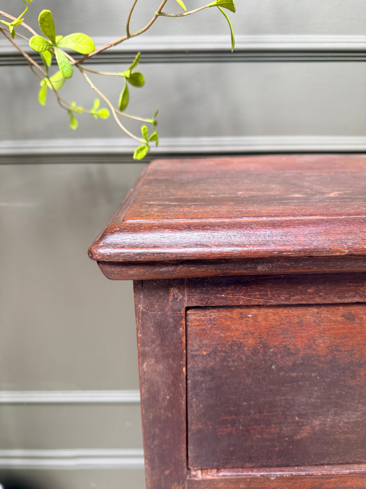 Antique Dark wood chest of drawers | Isobel 
